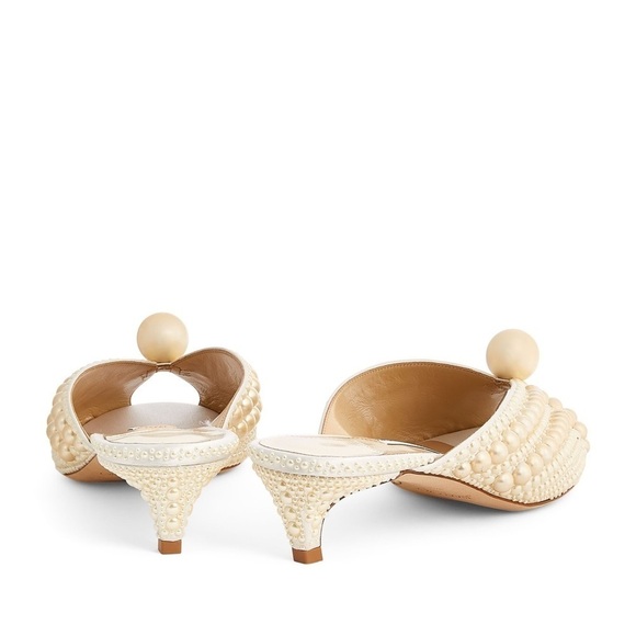 Jimmy Choo Women's Samantha Pearl Kitten Heel - Picture 8 of 16